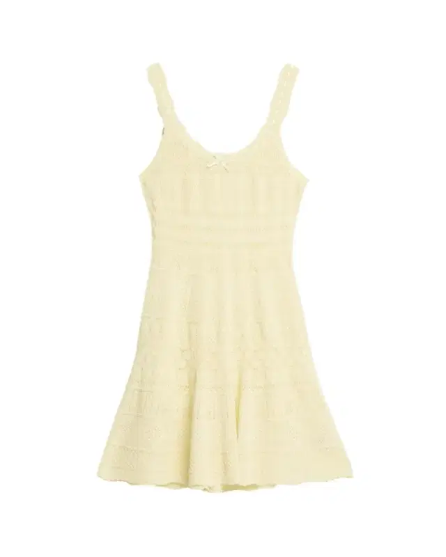 LoveShackFancy Darlena Fine Pointelle Knit Mini Dress