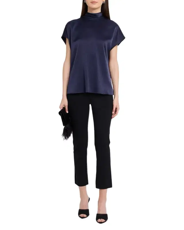 Corey Satin Crêpe Blouse