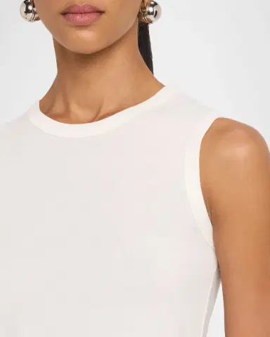 SLVRLAKE Crewneck Cotton Tank Top | Thumbnail 4
