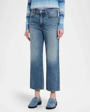 SLVRLAKE Hunter Relaxed Wide Ankle Jeans | Thumbnail 3