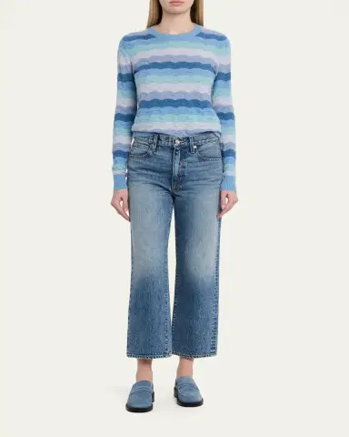 SLVRLAKE Hunter Relaxed Wide Ankle Jeans | Thumbnail 6