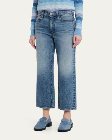 SLVRLAKE Hunter Relaxed Wide Ankle Jeans | Thumbnail 8