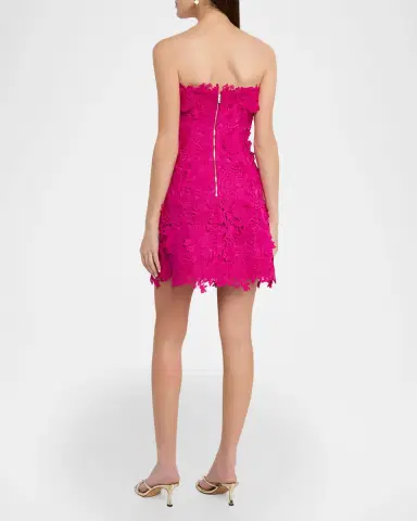 Generation Love Lydia Strapless Lace Mini Dress | Thumbnail 3