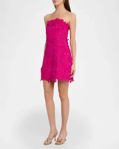 Generation Love Lydia Strapless Lace Mini Dress | Thumbnail 4