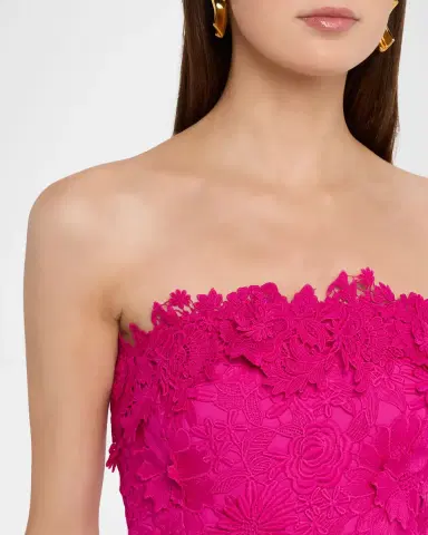 Generation Love Lydia Strapless Lace Mini Dress | Thumbnail 5