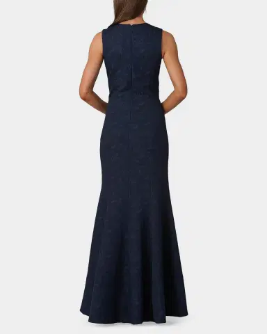 Shoshanna Wilson Floral Jacquard Mermaid Gown | Thumbnail 2 Shoshanna Wilson Floral Jacquard Mermaid Gown | Thumbnail 2