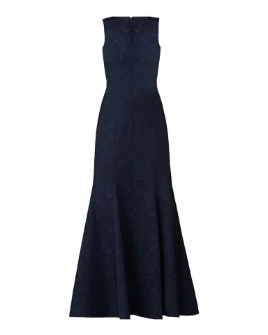 Shoshanna Wilson Floral Jacquard Mermaid Gown | Thumbnail 1 Shoshanna Wilson Floral Jacquard Mermaid Gown | Thumbnail 1