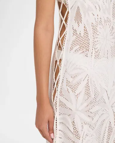 Melissa Odabash Jada Palm Lace Maxi Dress | Thumbnail 3