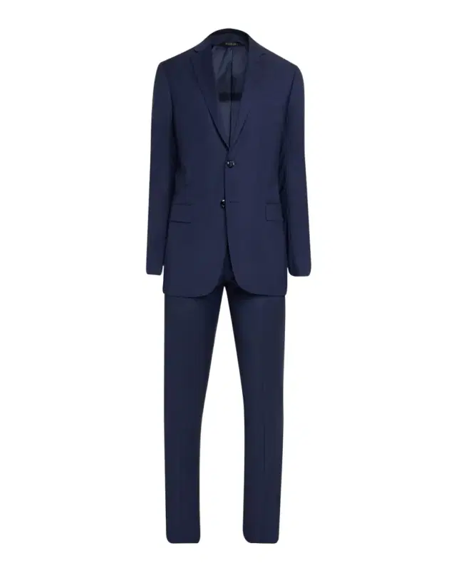 Men 's Soft Virgin Wool Two-Piece Suit