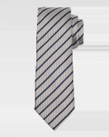 Giorgio Armani Men's Diagonal Stripe Silk Jacquard Tie | Thumbnail 2