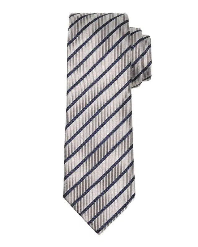Men 's Diagonal Stripe Silk Jacquard Tie