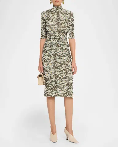 Stella McCartney Daisy Mesh Mock-Neck Top | Thumbnail 2
