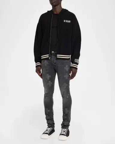 Ksubi Men's Van Winkle Backstage Black Kraftwerk Skinny Jeans | Thumbnail 2