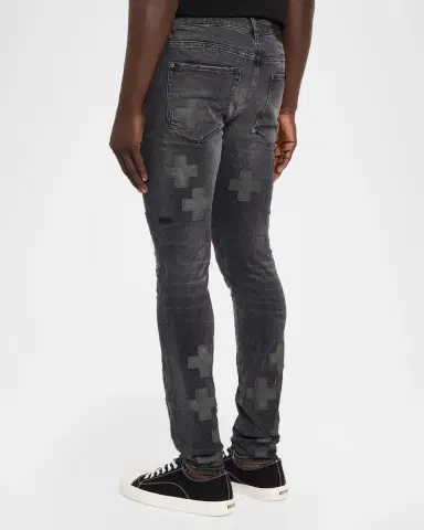 Ksubi Men's Van Winkle Backstage Black Kraftwerk Skinny Jeans | Thumbnail 3