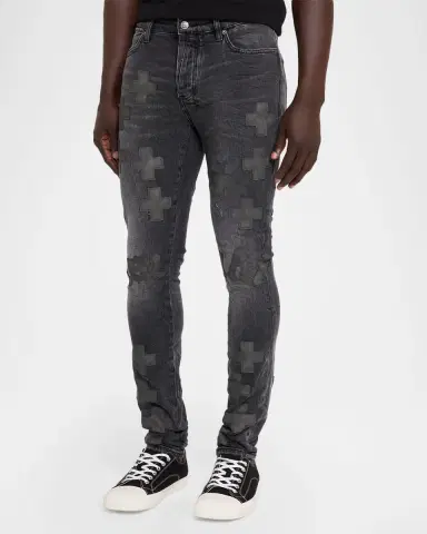 Ksubi Men's Van Winkle Backstage Black Kraftwerk Skinny Jeans | Thumbnail 4