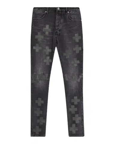 Ksubi Men's Van Winkle Backstage Black Kraftwerk Skinny Jeans | Thumbnail 1