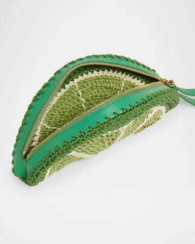 Chloé Tropicus Lime Slice Crochet Pouch Wristlet | Thumbnail 4 Chloé Tropicus Lime Slice Crochet Pouch Wristlet | Thumbnail 4