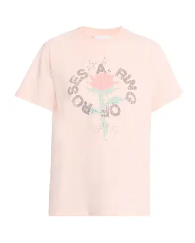 Ganni Crewneck Graphic Tee | Thumbnail 1