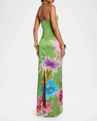 Retrofête Vivi Strapless Floral Dress | Thumbnail 3