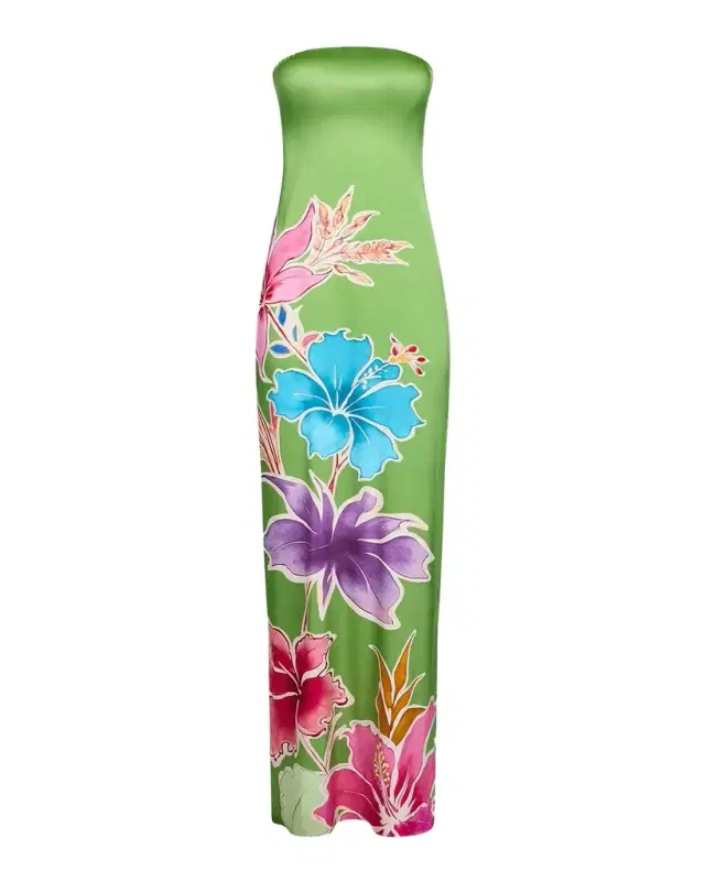 Vivi Strapless Floral Dress