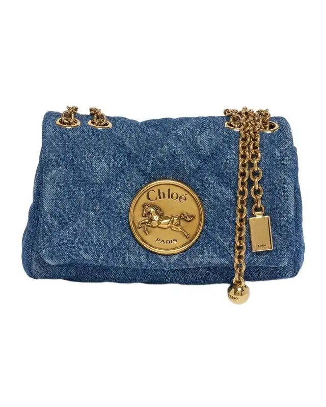 Chloe Heritage Denim Shoulder Bag