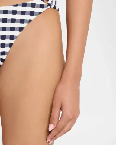 Milly Cottage Jacquard Gingham Bikini Bottoms | Thumbnail 4 Milly Cottage Jacquard Gingham Bikini Bottoms | Thumbnail 4
