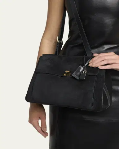 Tom Ford Smooth Suede Shoulder Bag | Thumbnail 2