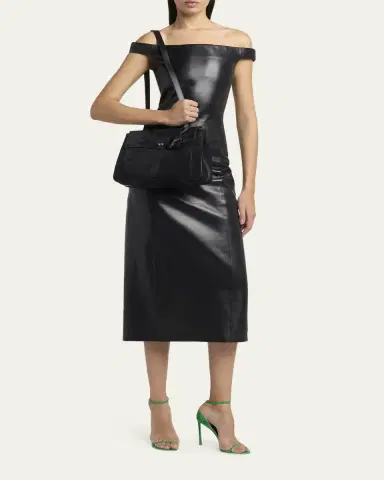 Tom Ford Smooth Suede Shoulder Bag | Thumbnail 5