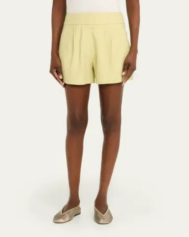 Veronica Beard Haina Linen-Blend Shorts | Thumbnail 4