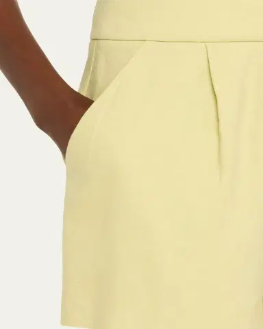 Veronica Beard Haina Linen-Blend Shorts | Thumbnail 5