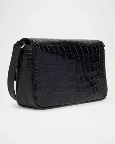 Tom Ford Large T-Clasp Croc-Embossed Leather Shoulder Bag | Thumbnail 3 Tom Ford Large T-Clasp Croc-Embossed Leather Shoulder Bag | Thumbnail 3
