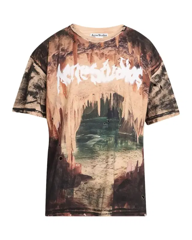 Men 's Eresa Cave Distressed T-Shirt