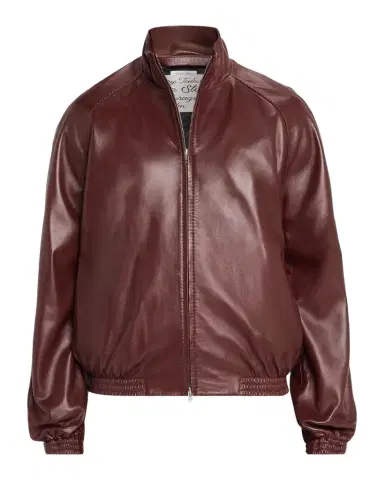 Acne Studios Men's Lokot Leather Blouson Jacket | Thumbnail 1 Acne Studios Men's Lokot Leather Blouson Jacket | Thumbnail 1