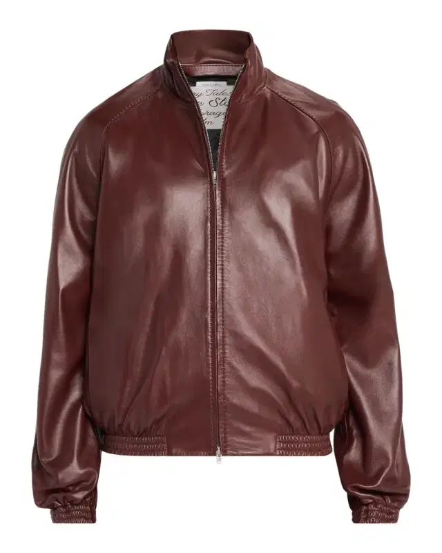 Men 's Lokot Leather Blouson Jacket