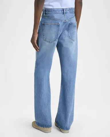Jacquemus Men's Stonewashed Denim Straight-Leg Jeans | Thumbnail 2 Jacquemus Men's Stonewashed Denim Straight-Leg Jeans | Thumbnail 2