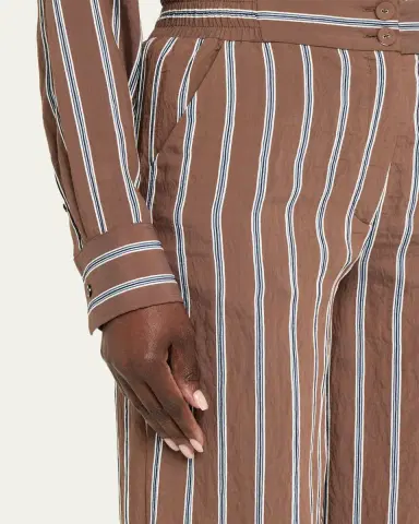 Veronica Beard Carraway Striped Wide-Leg Pants | Thumbnail 5 Veronica Beard Carraway Striped Wide-Leg Pants | Thumbnail 5