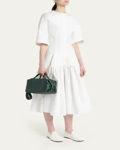 Bottega Veneta Gioco Leather Top-Handle Bag | Thumbnail 10