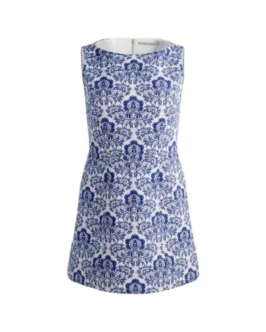 Alice + Olivia Eva Structured Mini Dress | Thumbnail 1 Alice + Olivia Eva Structured Mini Dress | Thumbnail 1
