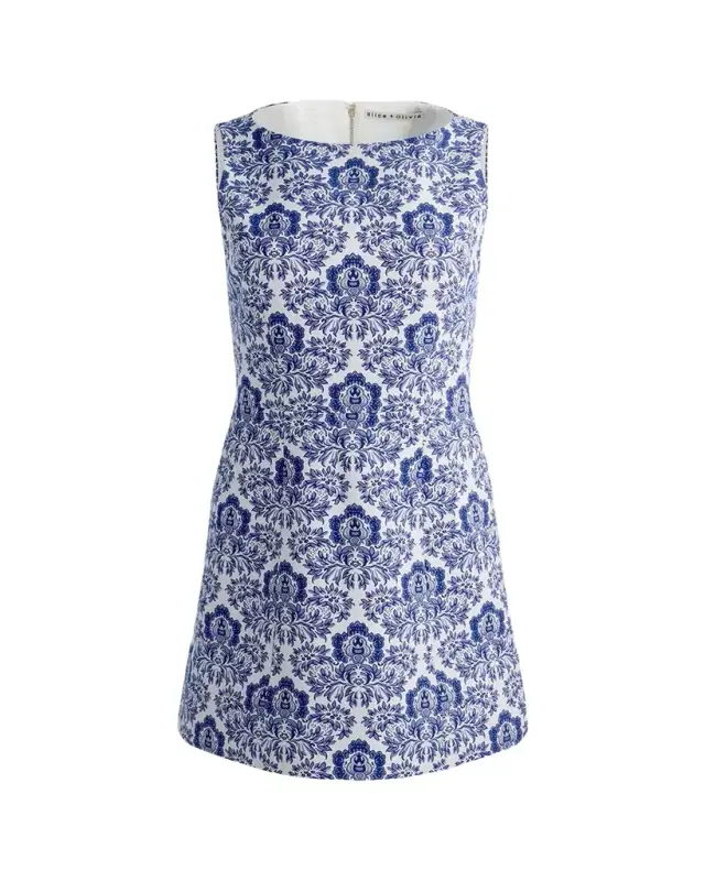 ALICE + OLIVIA Eva Structured Mini Dress