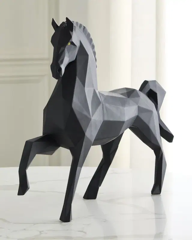 Lladro Origami Horse Sculpture