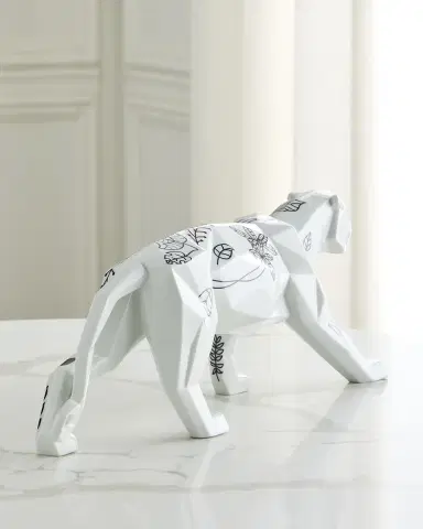 Lladro Origami Jungle Panther Sculpture | Thumbnail 2 Lladro Origami Jungle Panther Sculpture | Thumbnail 2