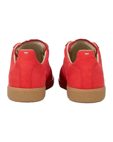 Maison Margiela Men's Replica Sprayed Leather Low-Top Sneakers | Thumbnail 1