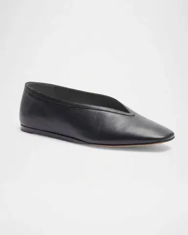 Le Monde Béryl Luna Leather Ballerina Flats | Thumbnail 2