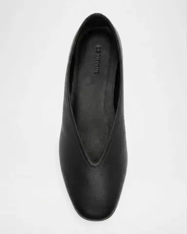 Le Monde Béryl Luna Leather Ballerina Flats | Thumbnail 4