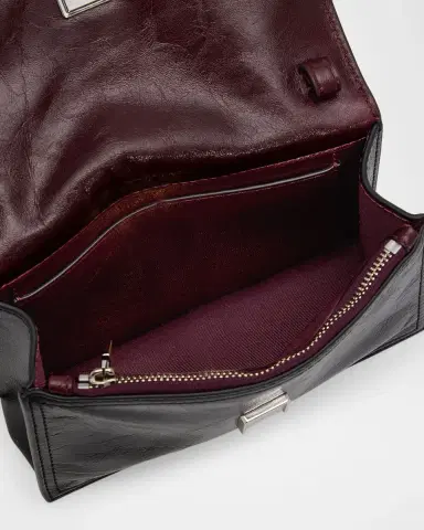 Tory Burch Kira Mini Deconstructed Leather Top-Handle Bag | Thumbnail 3