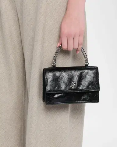Tory Burch Kira Mini Deconstructed Leather Top-Handle Bag | Thumbnail 1