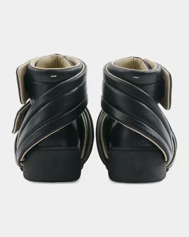 Maison Margiela Men's Future Show Leather Grip-Strap High-Top Sneakers | Thumbnail 2 Maison Margiela Men's Future Show Leather Grip-Strap High-Top Sneakers | Thumbnail 2