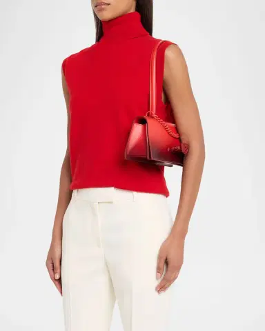 Alexander McQueen Jeweled Ombre Leather Shoulder Bag | Thumbnail 2