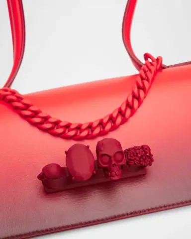 Alexander McQueen Jeweled Ombre Leather Shoulder Bag | Thumbnail 5