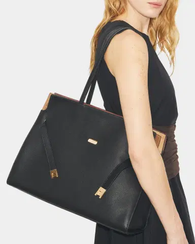 Tory Burch Lee Radziwill Leather Tote Bag | Thumbnail 2 Tory Burch Lee Radziwill Leather Tote Bag | Thumbnail 2